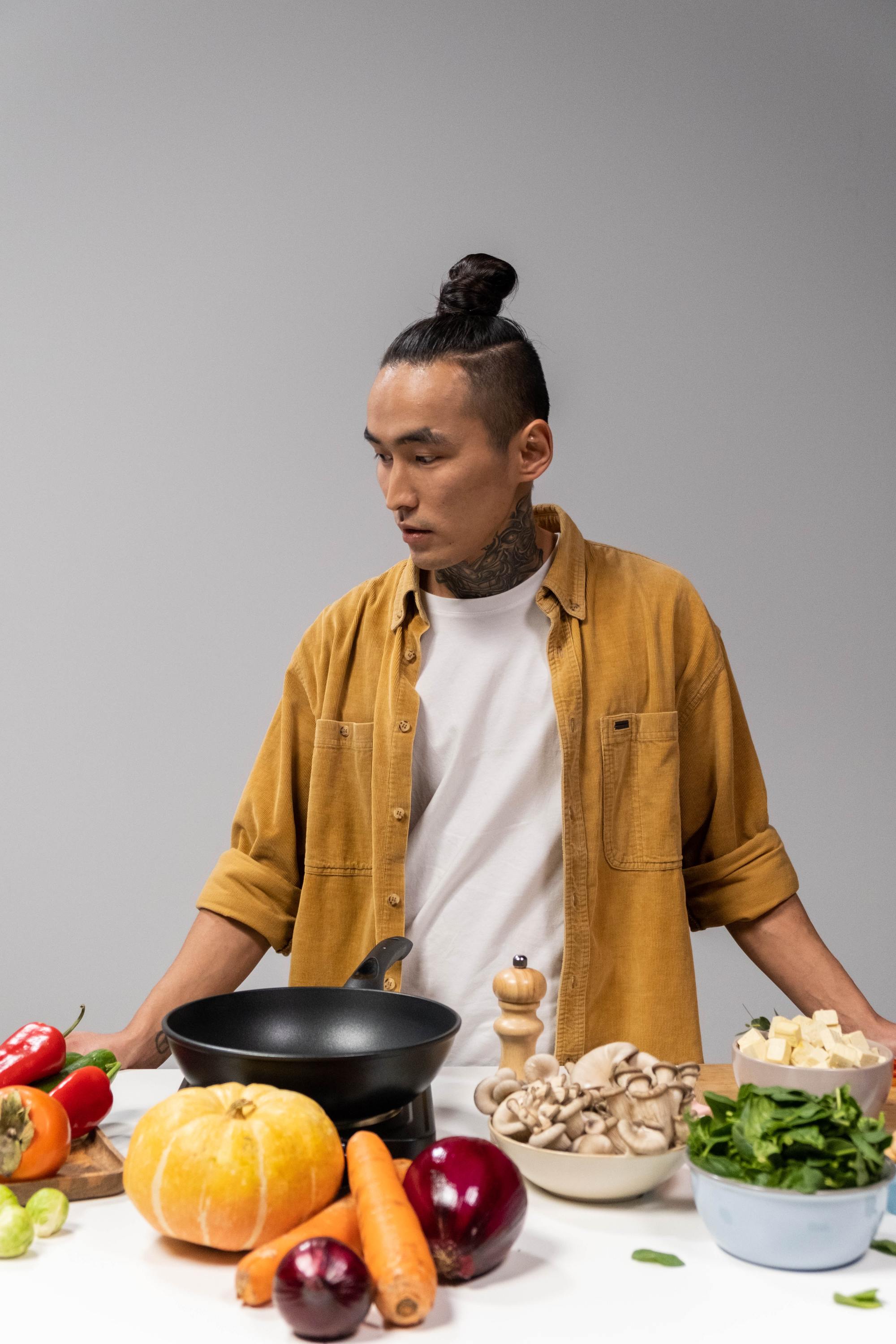 man bun undercut