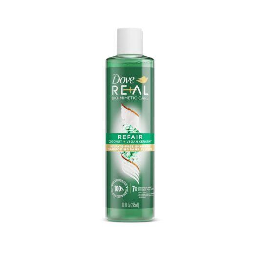 Dove RE+AL Bio-Mimetic Repair Coconut + Vegan Keratin Sulfate-Free Shampoo