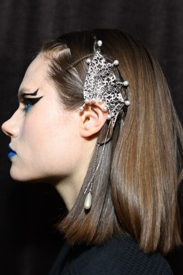 NYFW FW 23 The Gothic Fairy Hairstyle Sparkles at Rodarte All