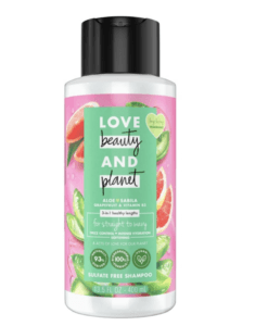 Love and Beauty Planet sulfate-free aloe & grapefruit shampoo