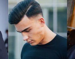 comb over fade for men
