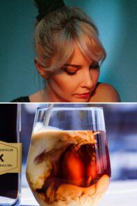 white russian cocktail hair