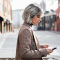 2023 short hair trends silver shag
