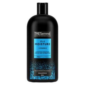TRESemmé Moisture Rich Shampoo Front view of a bottle