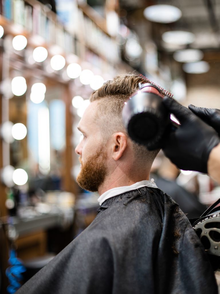 Man at barbers