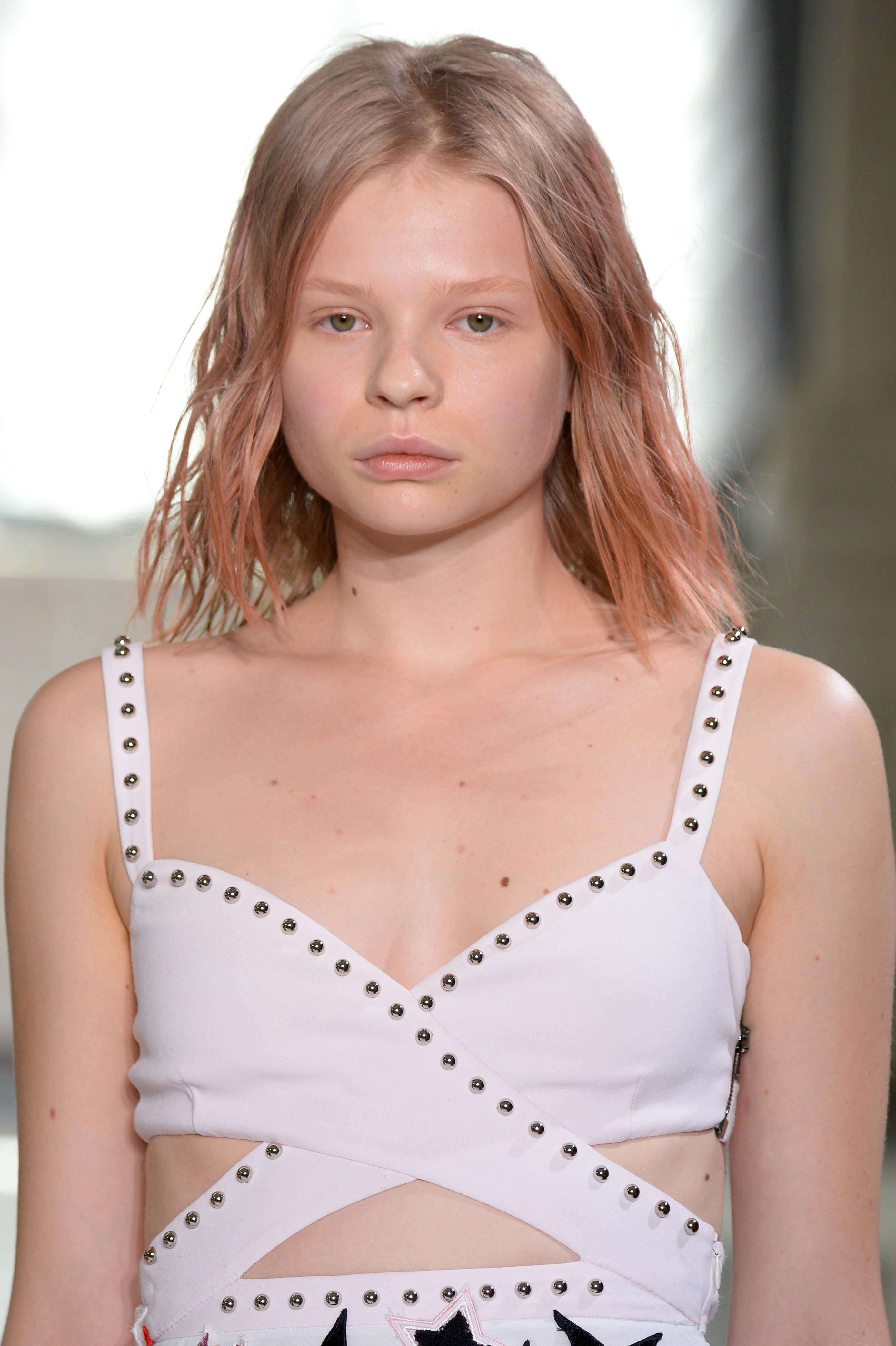 pastel hair colours rose gold