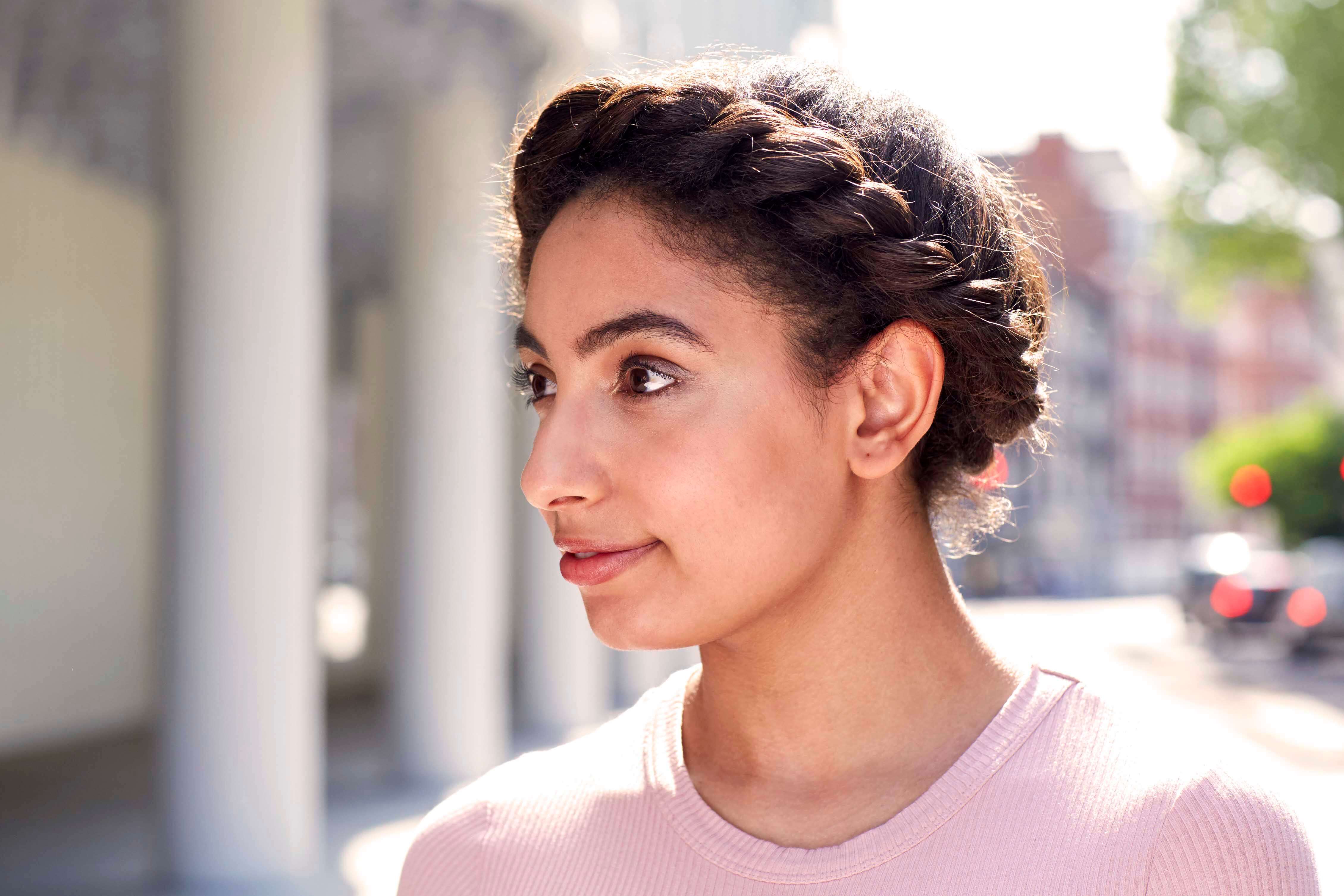 Twisted goddess braid protective black hairstyles