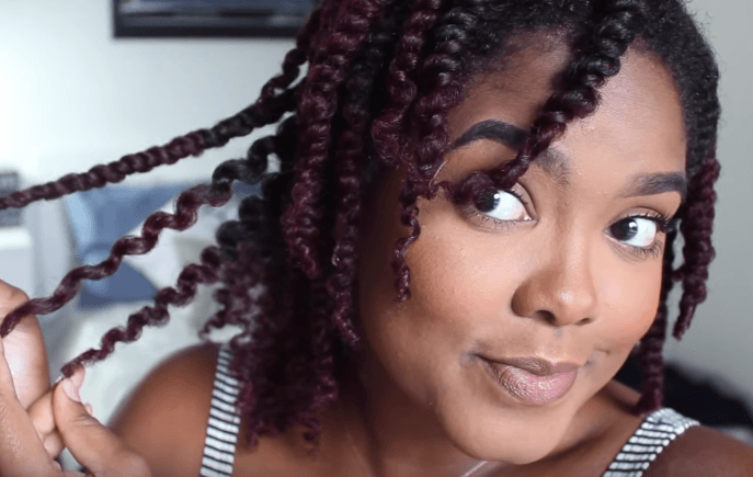 Curly black hair How to do a twist-out - All Things Hair