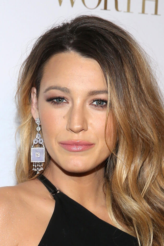image of blake lively with long dark blonde hair