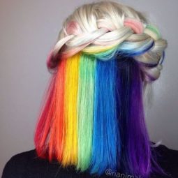 Fun hairstyles: All Things Hair - IMAGE - rainbow hair