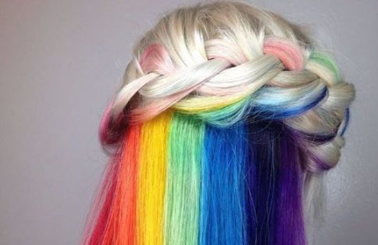 Fun hairstyles: All Things Hair - IMAGE - rainbow hair