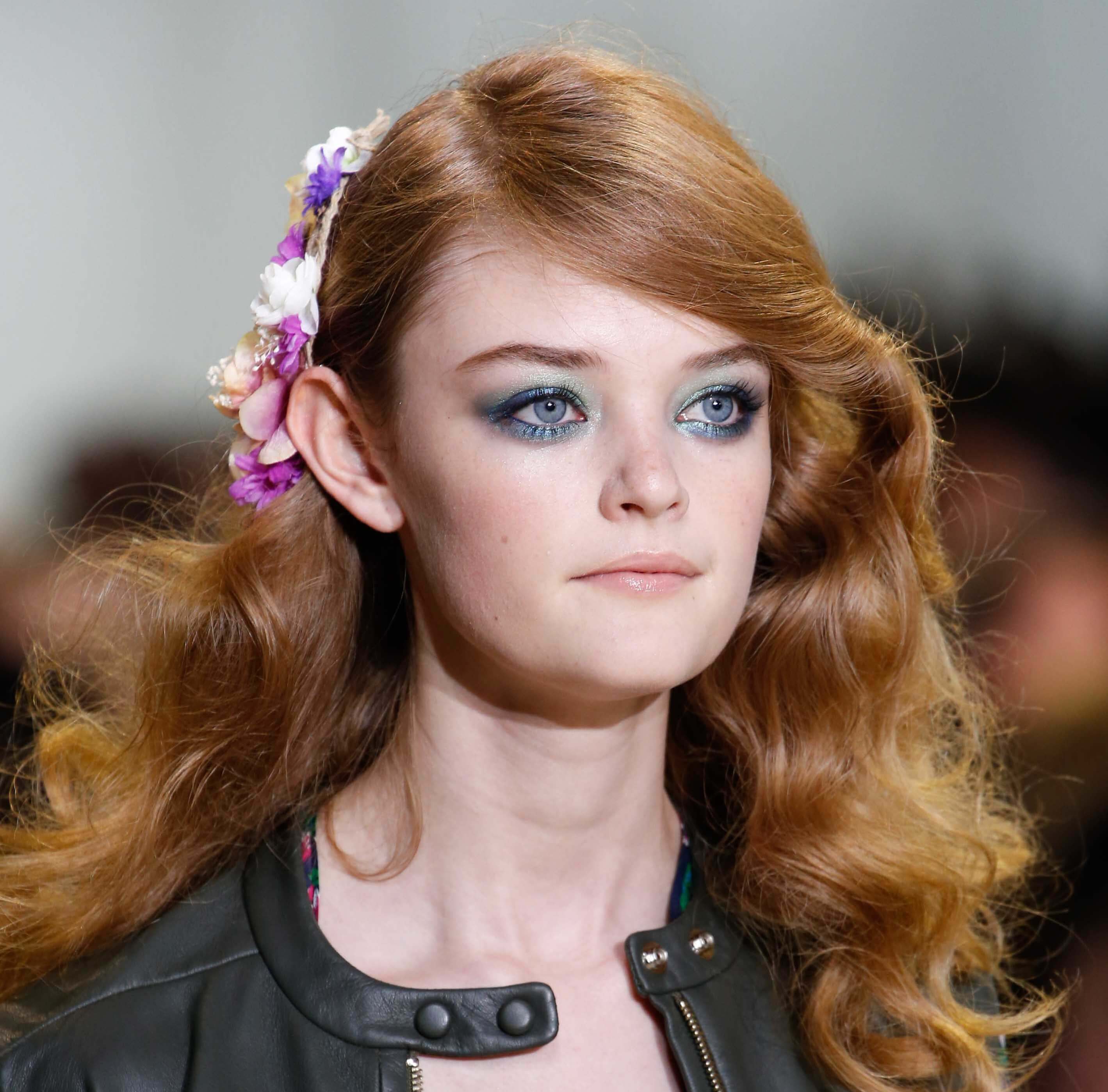 side swept fringe to flatter a square face
