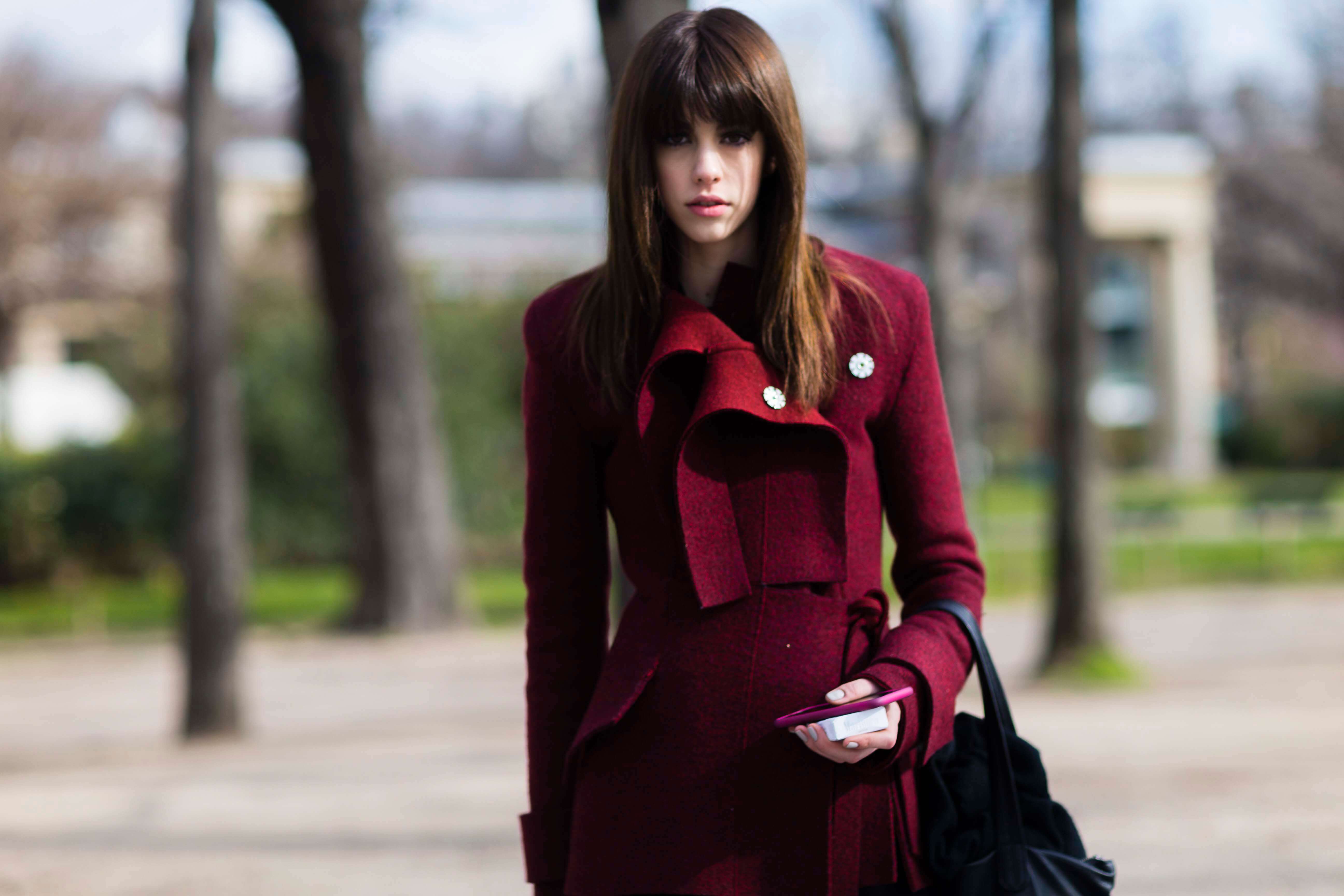 hairstyles and colours long fringe