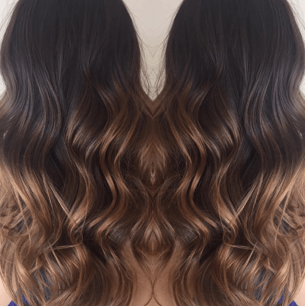Hair colour trends: Bronze ombre hair colour