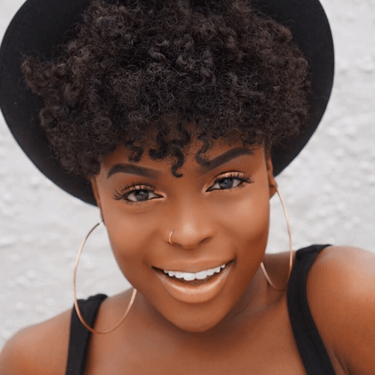 Afro hair black hairstyles with fringe