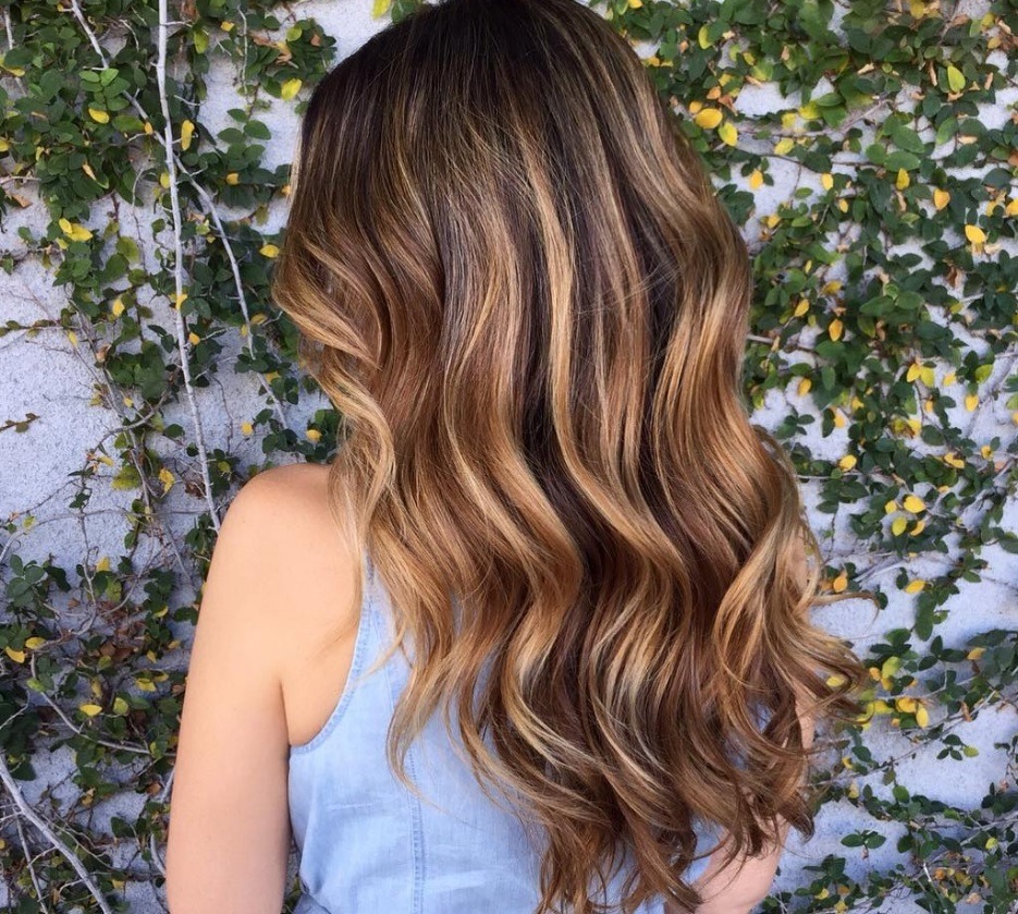 40 Pretty Hair Styles with Highlights and Lowlights  Caramel Balayage Long  Hair