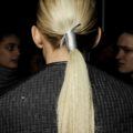 Easy summer hairstyles: Blonde low ponytail
