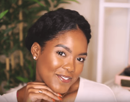 How to d goddess braids: finished goddess braids