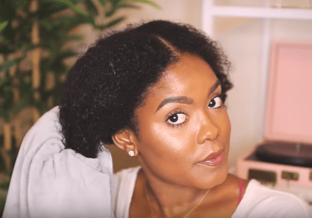 goddess braid halo: dry hair with microfibre towel