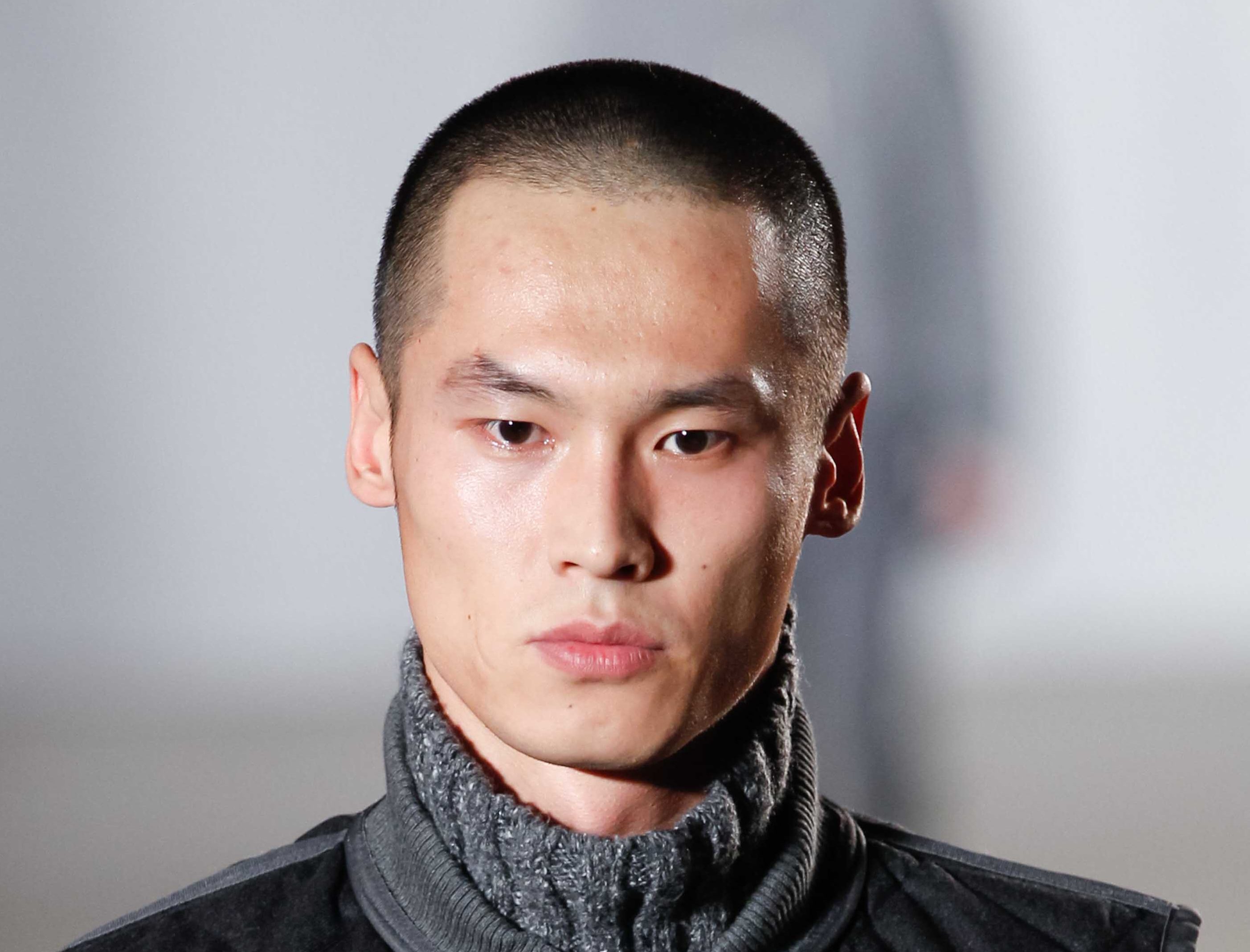 Haircuts for balding men: buzz cut
