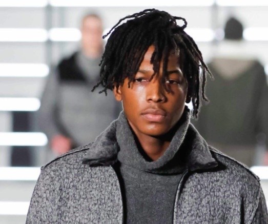 front view image of a black male model with dreadlocks - black men hairstyles