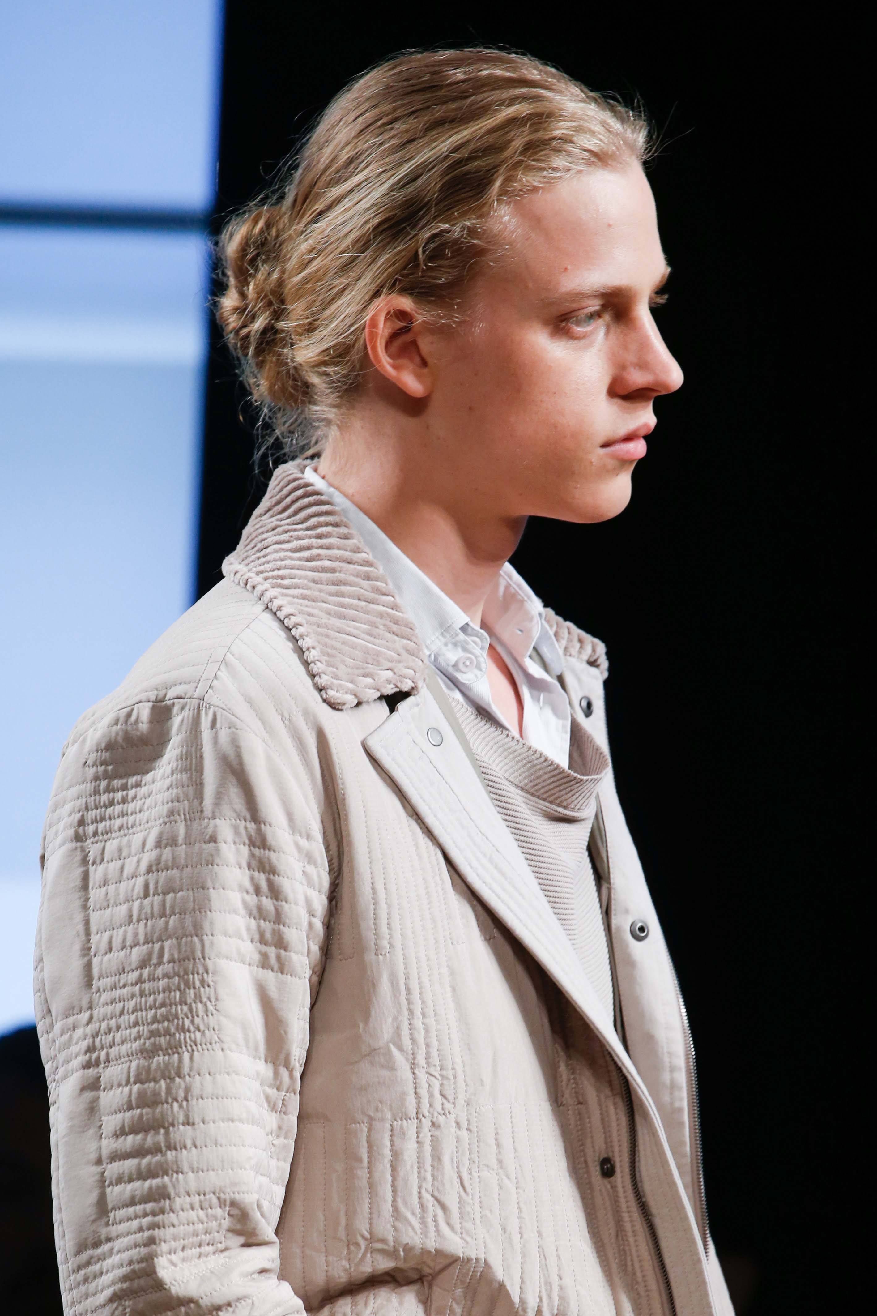 Low man bun.