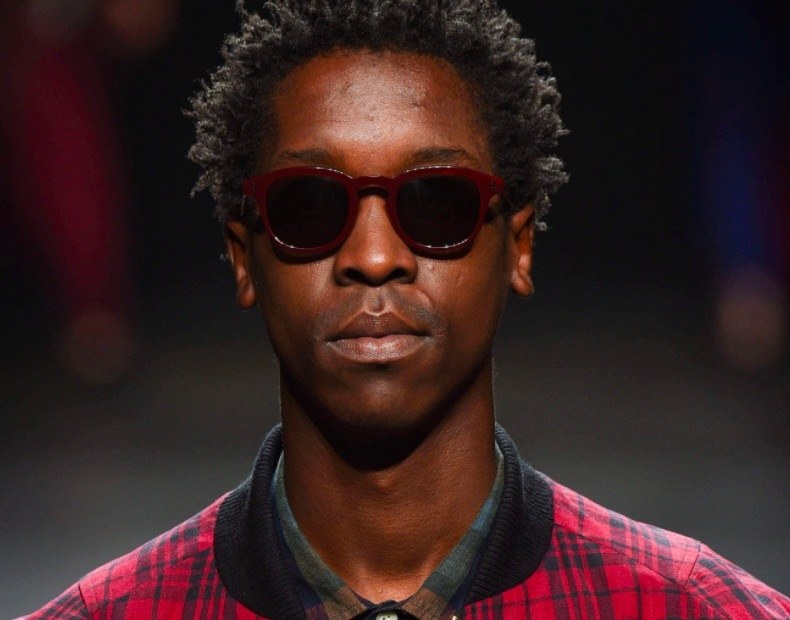 front facing image of a man with short and curly hair - black men hairstyles