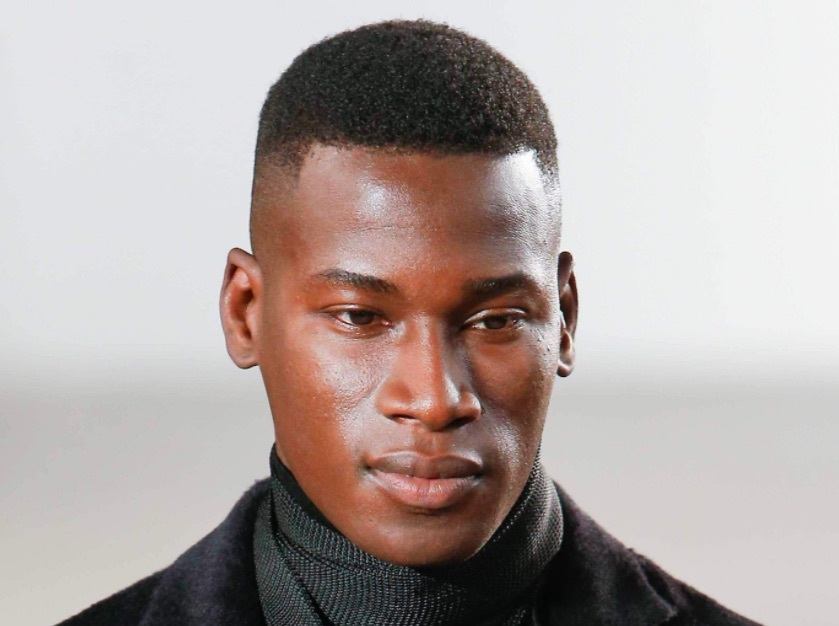 front view image of a man with a high and tight look - black men's hairstyles