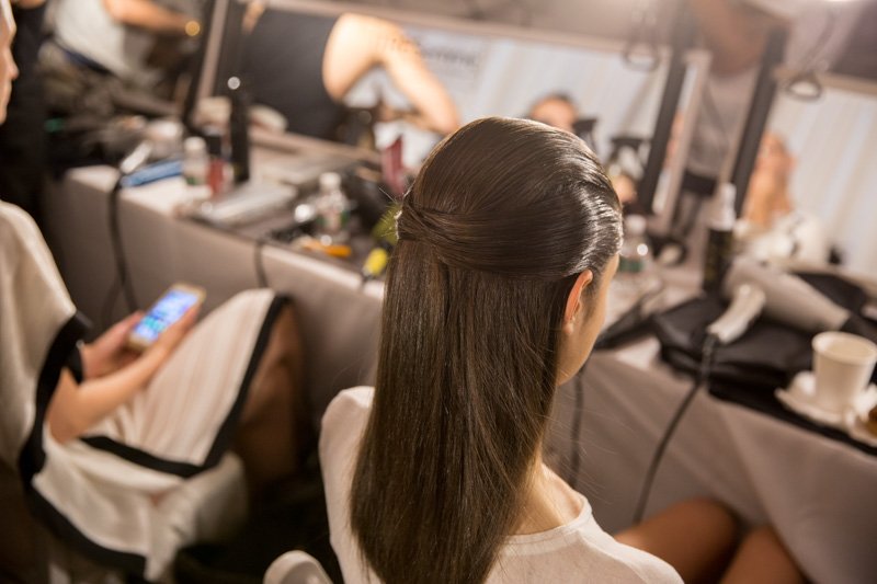 half up hair trend by Orlando Pita
