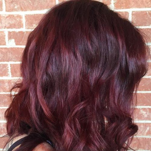 Dark Red Hair Colours To Try This Autumn