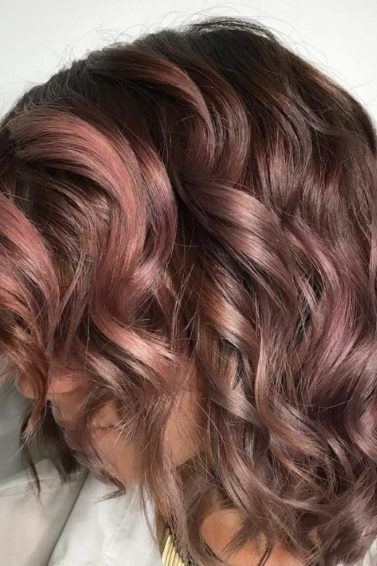 mauve hair: All Things Hair - IMAGE - chocolate mauve hair colour trend Instagram