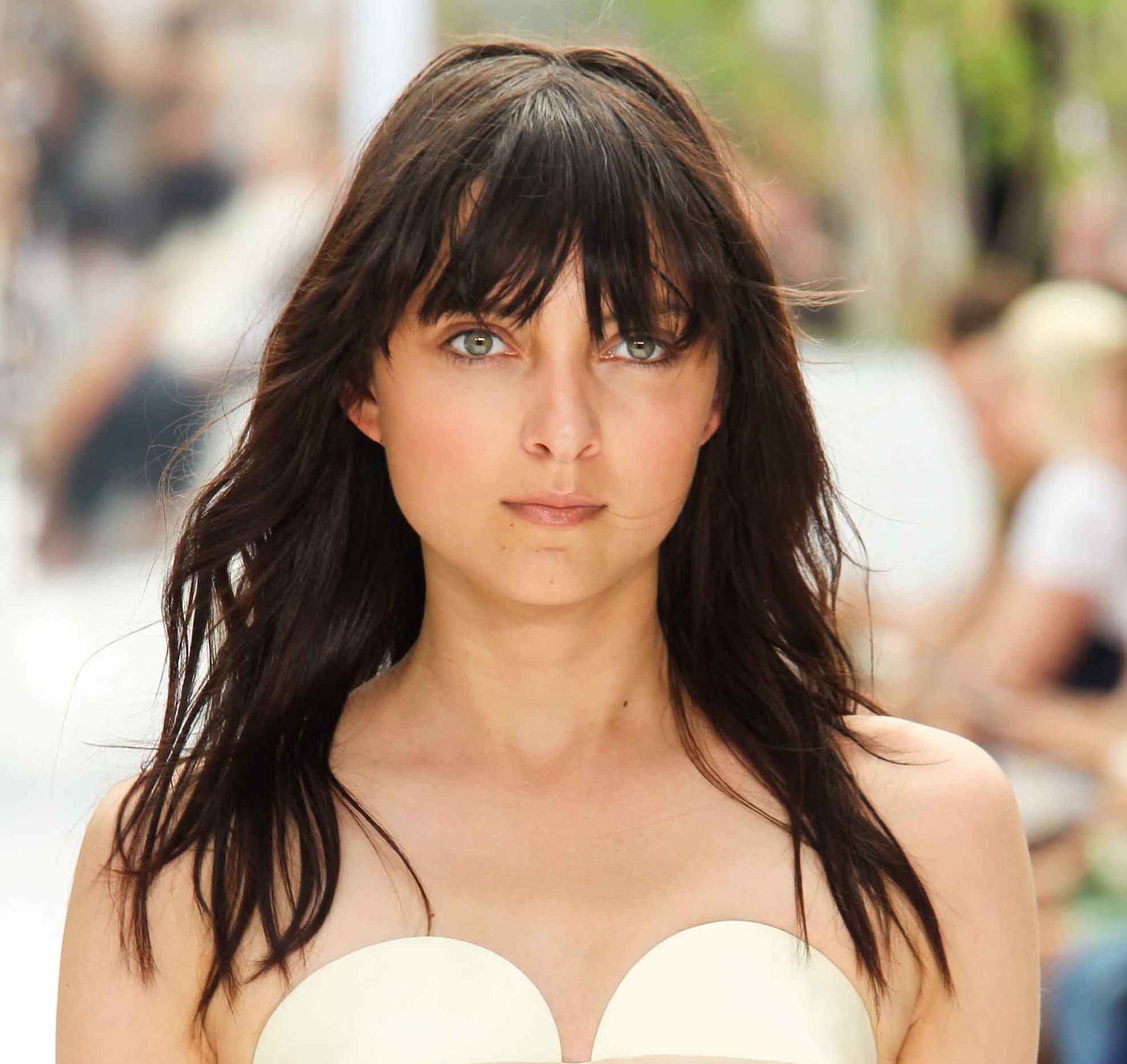 Medium length hair cuts: All Things Hair - IMAGE - layers choppy fringe brown hair