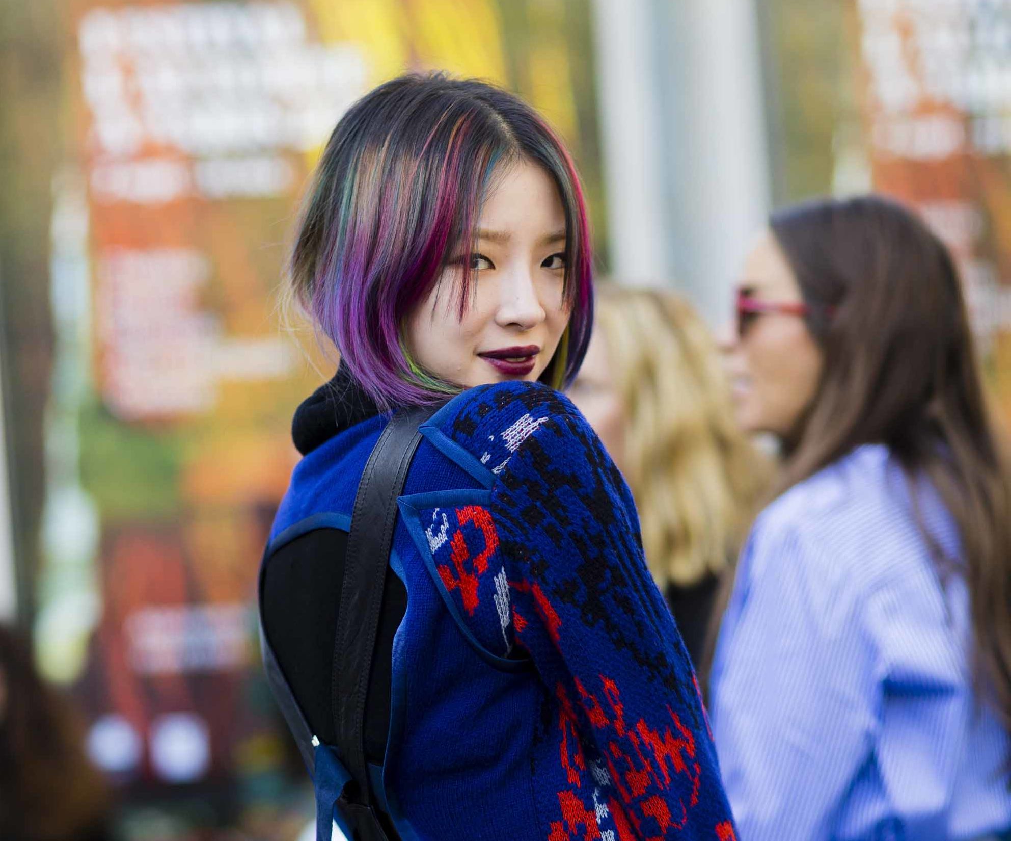 Choppy layers: All Things Hair - IMAGE - smooth bob multicoloured