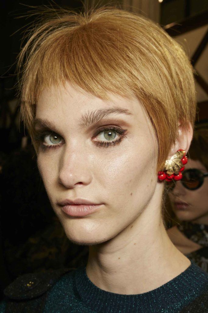 Choppy layers: All Things Hair - IMAGE - side swept pixie crop copper hair