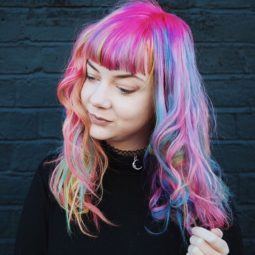 Hair colouring ideas: All Things Hair - IMAGE - Instagram blogger Zoe London DJ multi-coloured rainbow hair