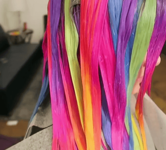 Neon phoenix hair: All Things Hair - IMAGE - dyeing process Guy Tang