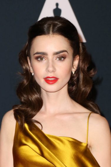 lily collins vintage hairstyle image all things hair