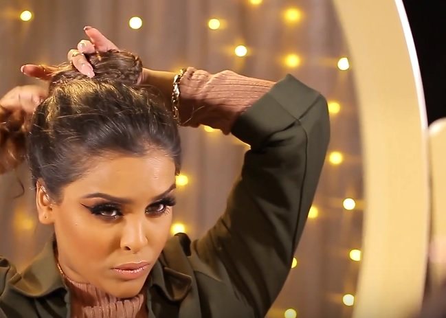 messy braid bun step by step: All Things Hair - IMAGE - N1kk1sSecr3t hair tutorial beauty vlogger long brown hair bun braid