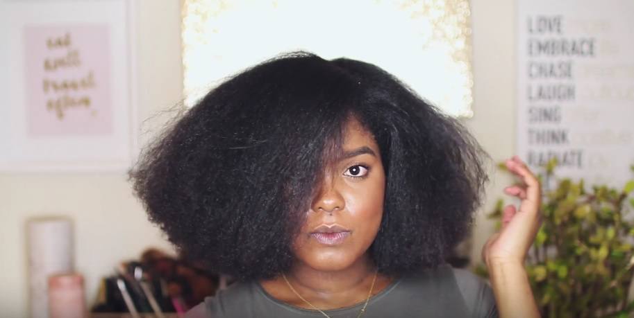how to curl natural hair: All Things Hair - IMAGE - Mini Marley vlogger party updo natural hair tutorial