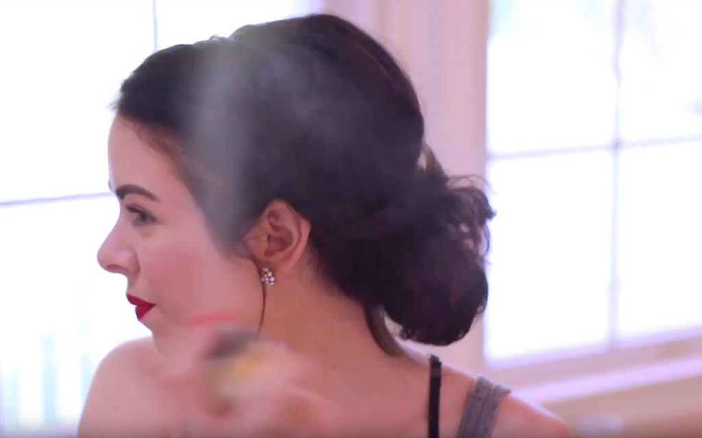 How to make a messy bun: All Things Hair - IMAGE - Style It On Use hairspray to set