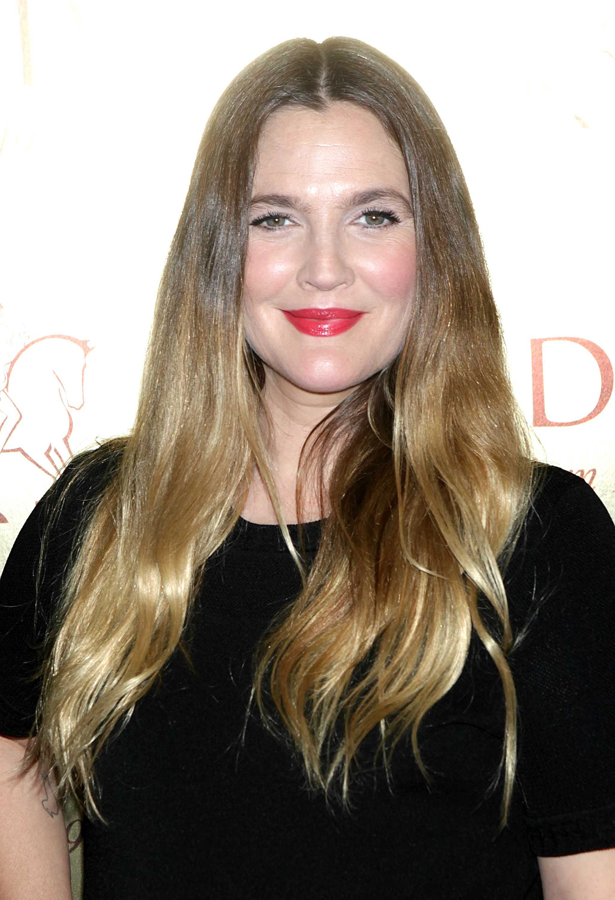 dark hair with highlights: All Things Hair - IMAGE - Drew Barrymore long ombre hair