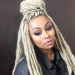 Blac Chyna: All Things Hair - IMAGE - faux blonde dreadlocks lacefront wig