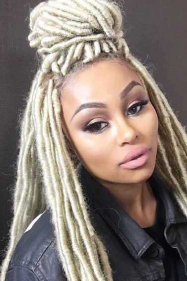 Blac Chyna: All Things Hair - IMAGE - faux blonde dreadlocks lacefront wig