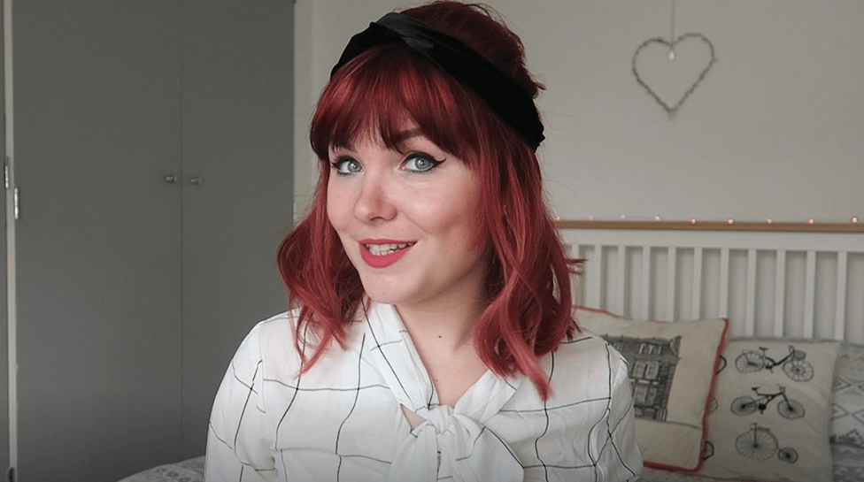 Half up, half down curls: All Things Hair - IMAGE - Paige Calvert vlogger party half updo hair tutorial