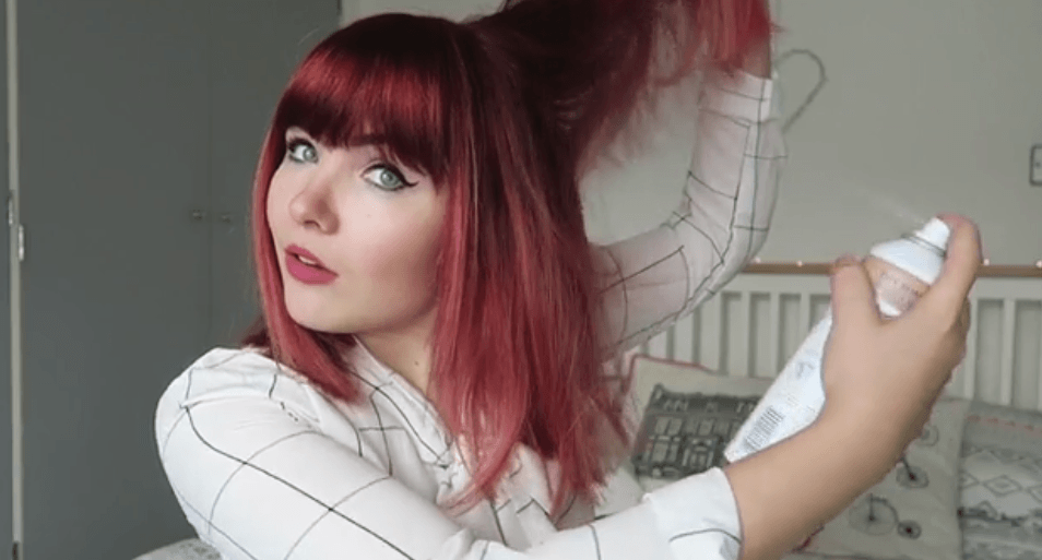 Half up, half down curls: All Things Hair - IMAGE - Paige Calvert vlogger party half updo hair tutorial