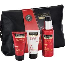 hair gifts Christmas: All Things Hair - IMAGE - TRESemmé 7 Day Smooth Wash Bag Gift Set