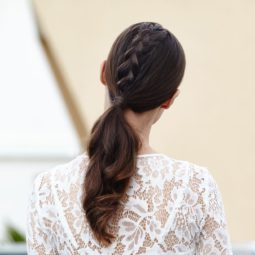 Unicorn braid tutorial: braided hairstyle tutorial brown hair