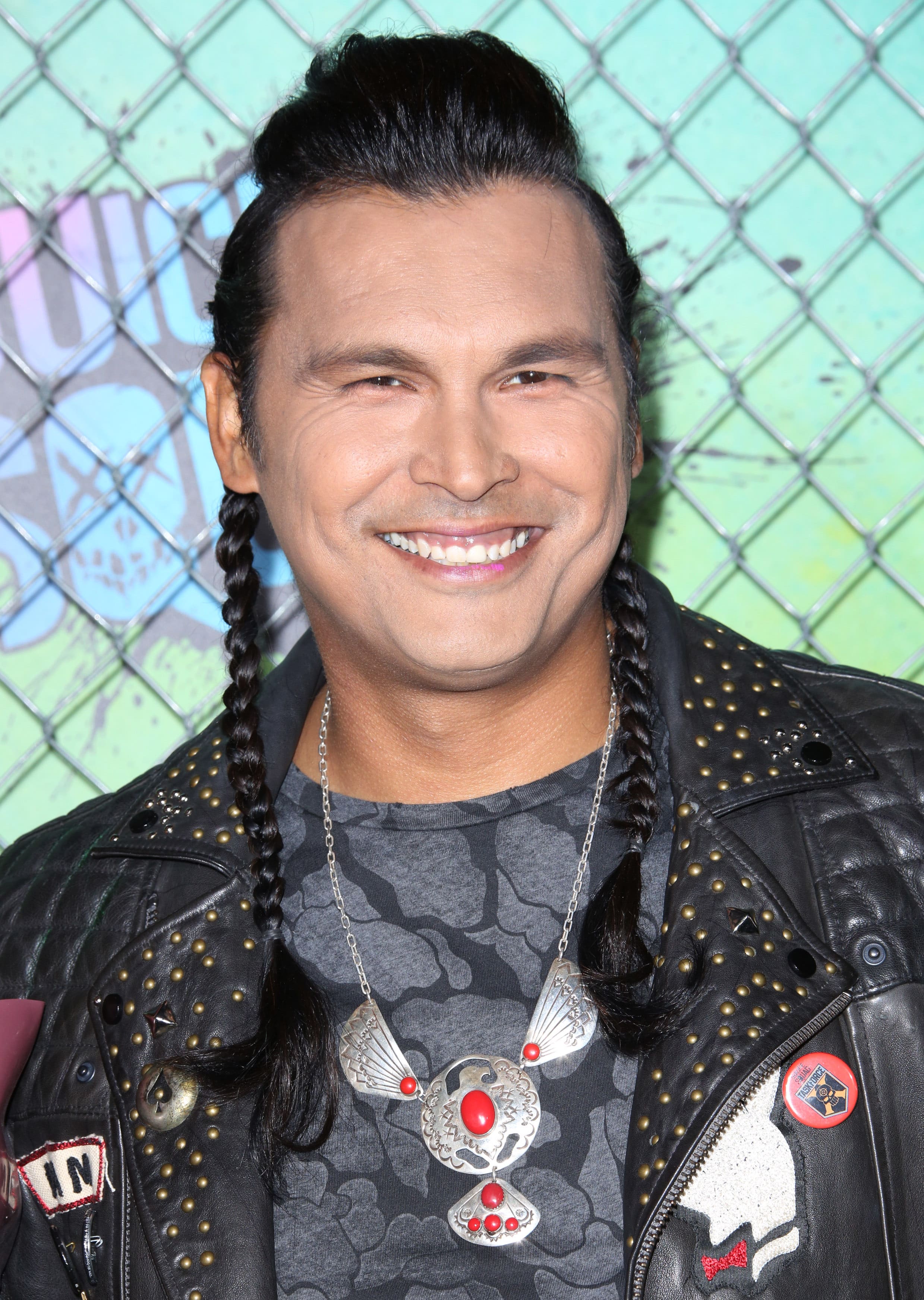 men with braids: All Things Hair - IMAGE - Adam Beach long hair braids