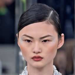Chanel Haute Couture SS17 slick updo