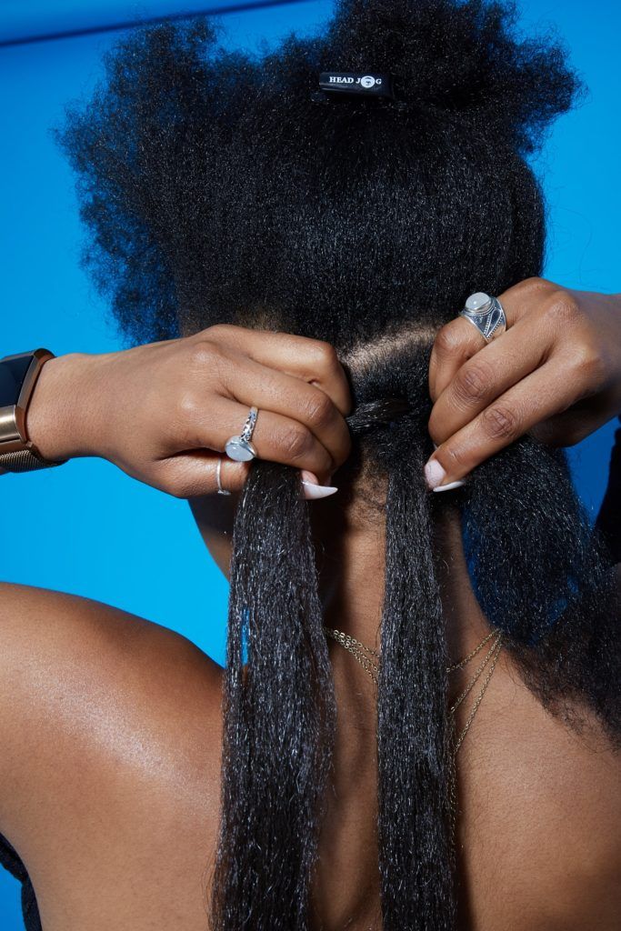 How to do box braids tutorial black girl brushing our hair extensions
